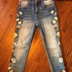 Driftwood Jackie Floral Embroidered Jeans